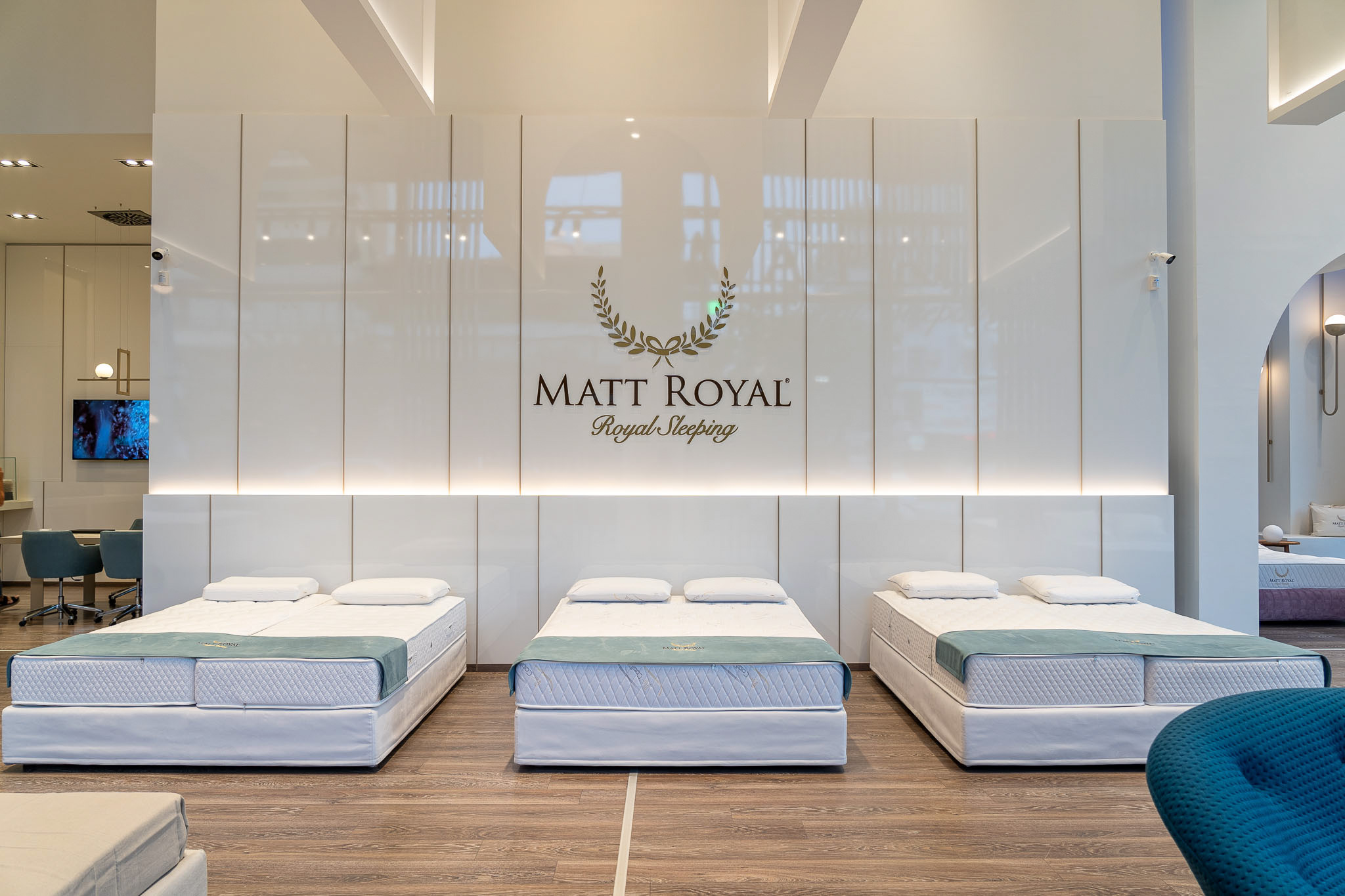 Matt Royal Matress Store Interior Design Renovation Thessaloniki