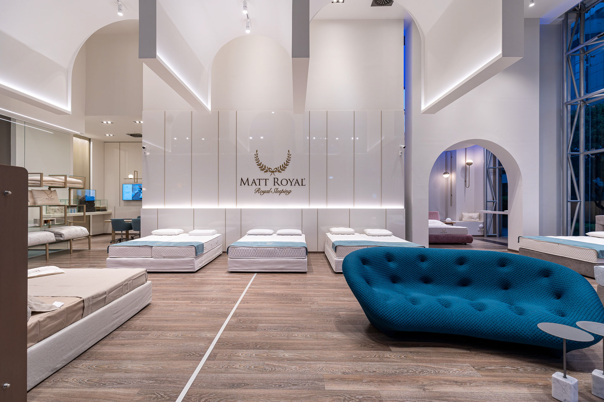 Matt Royal Matress Store Interior Design Renovation Thessaloniki