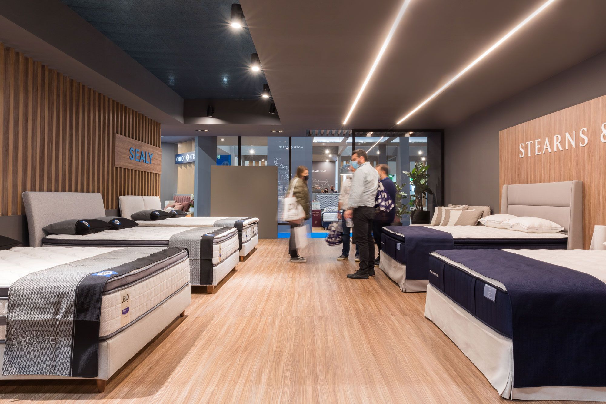 Matt Royal Matress Store Interior Design Renovation Thessaloniki